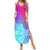 Polynesia Summer Maxi Dress Plumeria Galaxy Gradient Curves LT7 Women Galaxy - Polynesian Pride