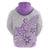 Polynesia Hoodie Plumeria Lavender Curves LT7 - Polynesian Pride