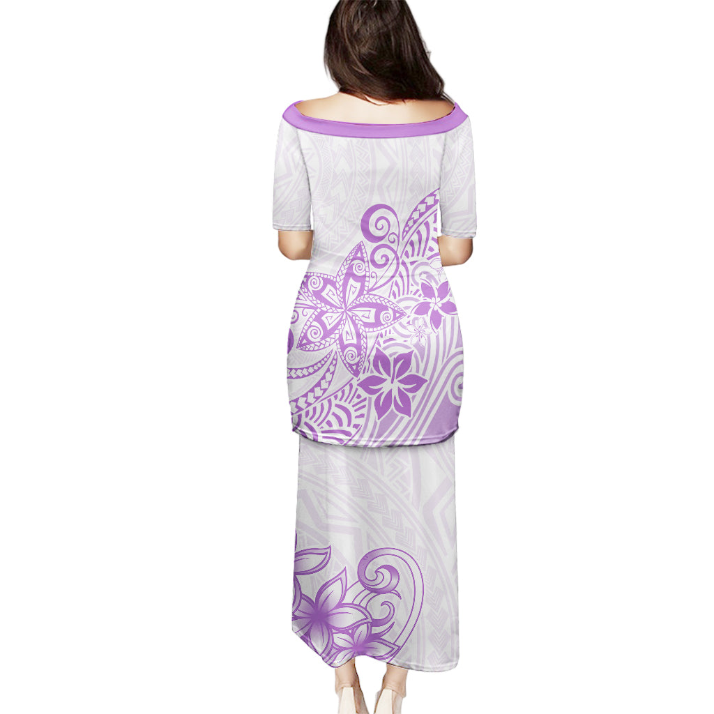 Polynesia Puletasi Plumeria Lavender Curves LT7 - Polynesian Pride