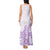 Polynesia Tank Maxi Dress Plumeria Lavender Curves LT7 - Polynesian Pride