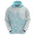 Polynesia Hoodie Plumeria Turquoise Curves LT7 - Polynesian Pride