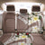 Aloha Hawaii Festive Back Car Seat Cover Frangipani Lace Classic - Beige