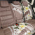 Aloha Hawaii Festive Back Car Seat Cover Frangipani Lace Classic - Beige