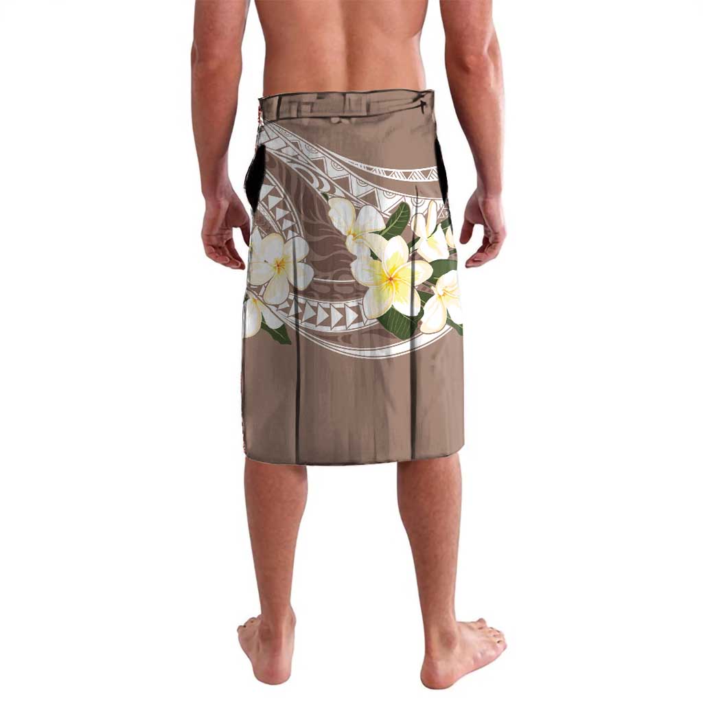 Aloha Hawaii Festive Lavalava Frangipani Lace Classic - Beige LT7 - Polynesian Pride
