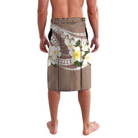 Aloha Hawaii Festive Lavalava Frangipani Lace Classic - Beige LT7 - Polynesian Pride