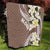 Aloha Hawaii Festive Quilt Frangipani Lace Classic - Beige