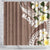 Aloha Hawaii Festive Shower Curtain Frangipani Lace Classic - Beige