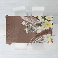 Aloha Hawaii Festive Tablecloth Frangipani Lace Classic - Beige LT7 Beige - Polynesian Pride