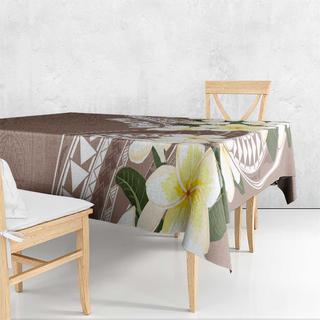Aloha Hawaii Festive Tablecloth Frangipani Lace Classic - Beige LT7 - Polynesian Pride