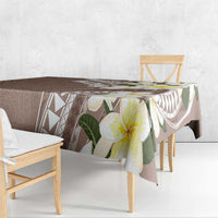 Aloha Hawaii Festive Tablecloth Frangipani Lace Classic - Beige LT7 - Polynesian Pride