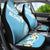 Aloha Hawaii Festive Car Seat Cover Frangipani Lace Classic - Turquoise