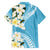 Aloha Hawaii Festive Hawaiian Shirt Frangipani Lace Classic - Turquoise