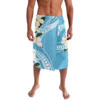 Aloha Hawaii Festive Lavalava Frangipani Lace Classic - Turquoise LT7 Turquoise - Polynesian Pride