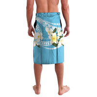 Aloha Hawaii Festive Lavalava Frangipani Lace Classic - Turquoise LT7 - Polynesian Pride