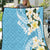 Aloha Hawaii Festive Quilt Frangipani Lace Classic - Turquoise