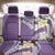 Aloha Hawaii Festive Back Car Seat Cover Frangipani Lace Classic - Lavender