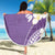 Aloha Hawaii Festive Beach Blanket Frangipani Lace Classic - Lavender