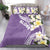 Aloha Hawaii Festive Bedding Set Frangipani Lace Classic - Lavender