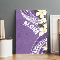Aloha Hawaii Festive Canvas Wall Art Frangipani Lace Classic - Lavender LT7 - Polynesian Pride