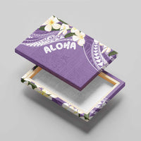 Aloha Hawaii Festive Canvas Wall Art Frangipani Lace Classic - Lavender LT7 - Polynesian Pride