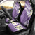 Aloha Hawaii Festive Car Seat Cover Frangipani Lace Classic - Lavender