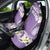 Aloha Hawaii Festive Car Seat Cover Frangipani Lace Classic - Lavender