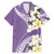 Aloha Hawaii Festive Family Matching Mermaid Dress and Hawaiian Shirt Frangipani Lace Classic - Lavender