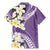 Aloha Hawaii Festive Family Matching Mermaid Dress and Hawaiian Shirt Frangipani Lace Classic - Lavender