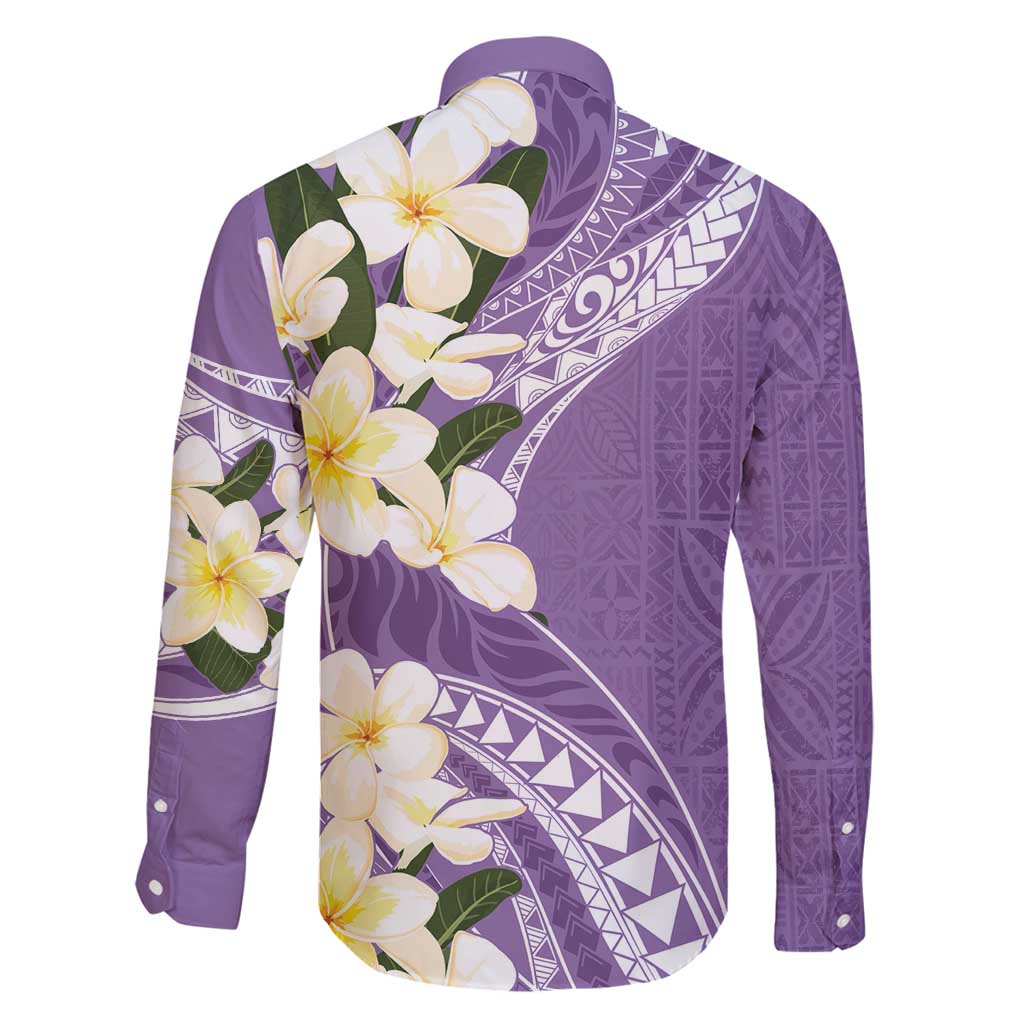 Aloha Hawaii Festive Family Matching Tank Maxi Dress and Hawaiian Shirt Frangipani Lace Classic - Lavender