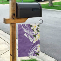 Aloha Hawaii Festive Garden Flag Frangipani Lace Classic - Lavender LT7 - Polynesian Pride