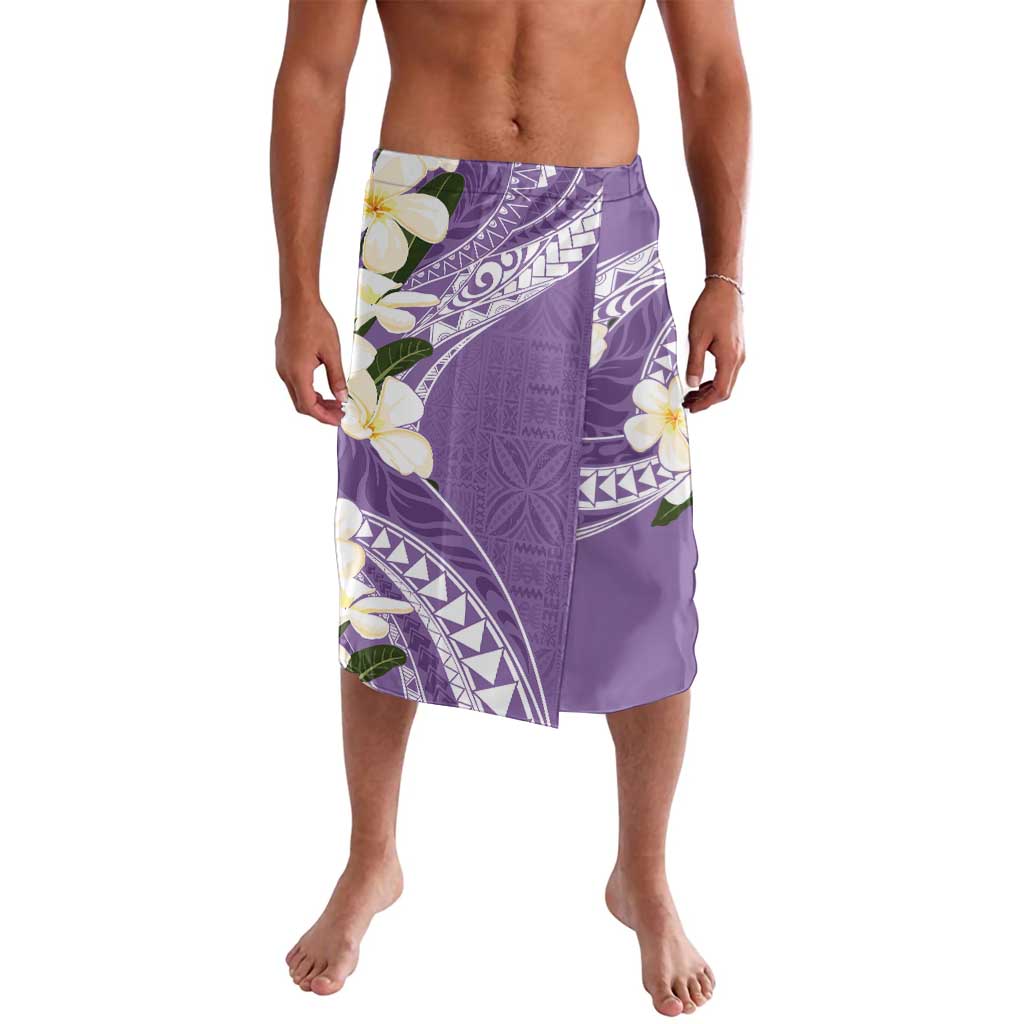 Aloha Hawaii Festive Lavalava Frangipani Lace Classic - Lavender