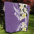 Aloha Hawaii Festive Quilt Frangipani Lace Classic - Lavender