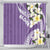 Aloha Hawaii Festive Shower Curtain Frangipani Lace Classic - Lavender