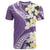 Aloha Hawaii Festive T Shirt Frangipani Lace Classic - Lavender