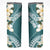 Aloha Hawaii Festive Skinny Tumbler Frangipani Lace Classic - Teal