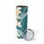 Aloha Hawaii Festive Skinny Tumbler Frangipani Lace Classic - Teal