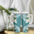 Aloha Hawaii Festive Tumbler With Handle Frangipani Lace Classic - Teal