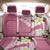 Aloha Hawaii Festive Back Car Seat Cover Frangipani Lace Classic - Rosy