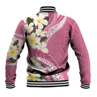 Aloha Hawaii Festive Baseball Jacket Frangipani Lace Classic - Rosy LT7 - Polynesian Pride