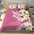 Aloha Hawaii Festive Bedding Set Frangipani Lace Classic - Rosy