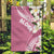 Aloha Hawaii Festive Garden Flag Frangipani Lace Classic - Rosy