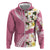 Aloha Hawaii Festive Hoodie Frangipani Lace Classic - Rosy