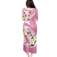 Aloha Hawaii Festive Puletasi Frangipani Lace Classic - Rosy LT7 - Polynesian Pride