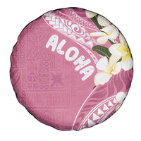 Aloha Hawaii Festive Spare Tire Cover Frangipani Lace Classic - Rosy LT7 - Polynesian Pride