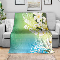 Aloha Hawaii Festive Blanket Frangipani Lace Classic - Summer Vibes LT7 - Polynesian Pride