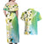 Aloha Hawaii Festive Couples Matching Off Shoulder Maxi Dress and Hawaiian Shirt Frangipani Lace Classic - Summer Vibes