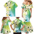 Aloha Hawaii Festive Family Matching Mermaid Dress and Hawaiian Shirt Frangipani Lace Classic - Summer Vibes