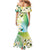 Aloha Hawaii Festive Family Matching Mermaid Dress and Hawaiian Shirt Frangipani Lace Classic - Summer Vibes