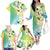 Aloha Hawaii Festive Family Matching Off The Shoulder Long Sleeve Dress and Hawaiian Shirt Frangipani Lace Classic - Summer Vibes