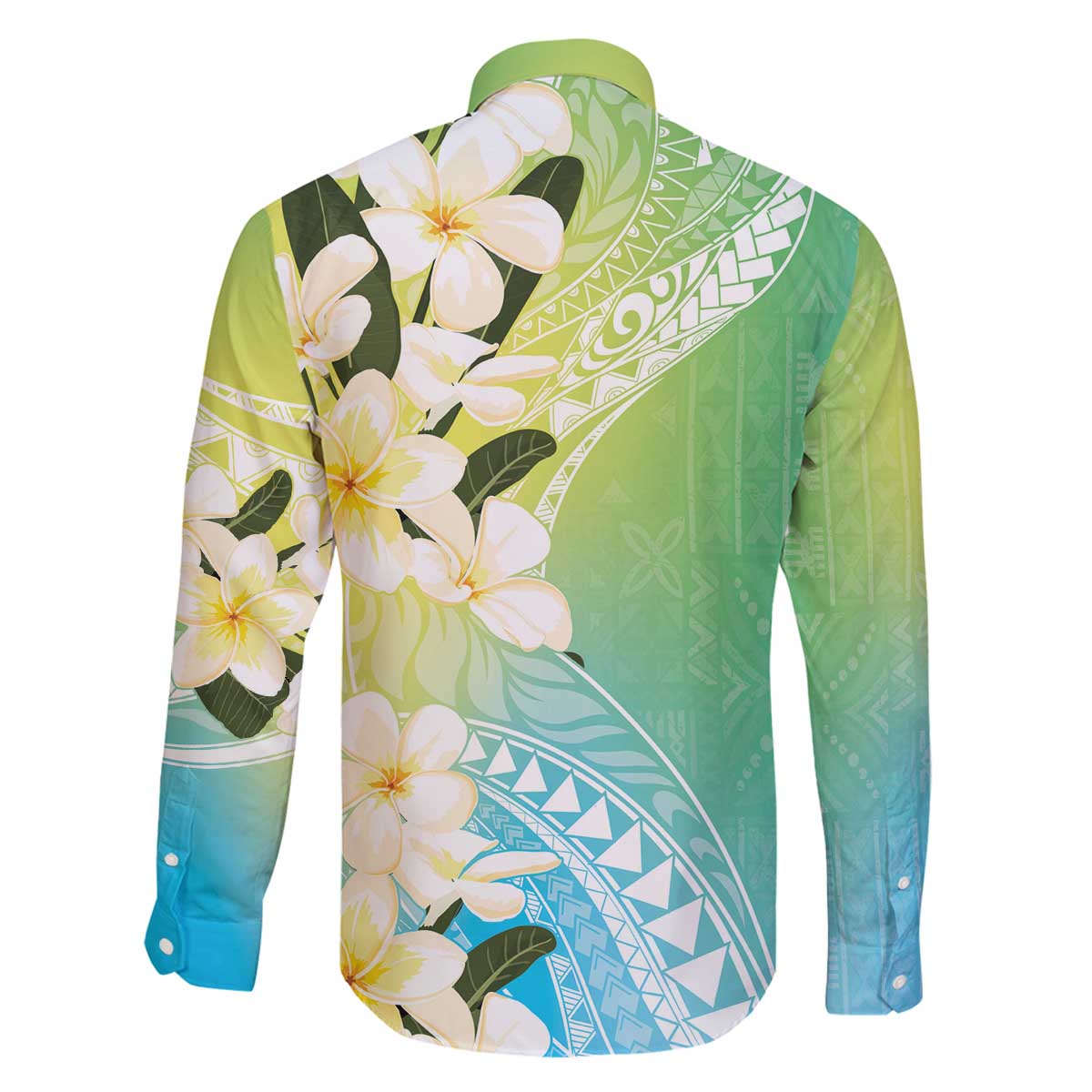 Aloha Hawaii Festive Family Matching Off The Shoulder Long Sleeve Dress and Hawaiian Shirt Frangipani Lace Classic - Summer Vibes